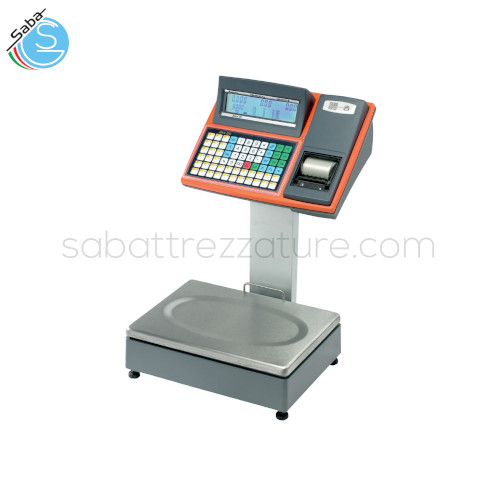 Bilancia elettronica MACH 120 EL - 12/30 KG - GRIGIA - BATTERIA - TASTIERA MEMBRANA - NET