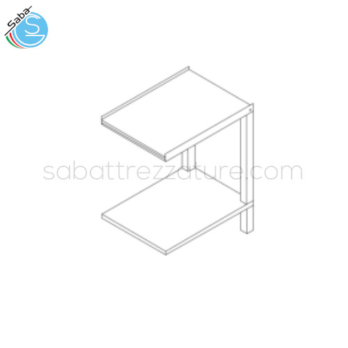 Tavolo entrata/uscita cestelli per lavastoviglie - Dimensioni : 65x51x86H cm