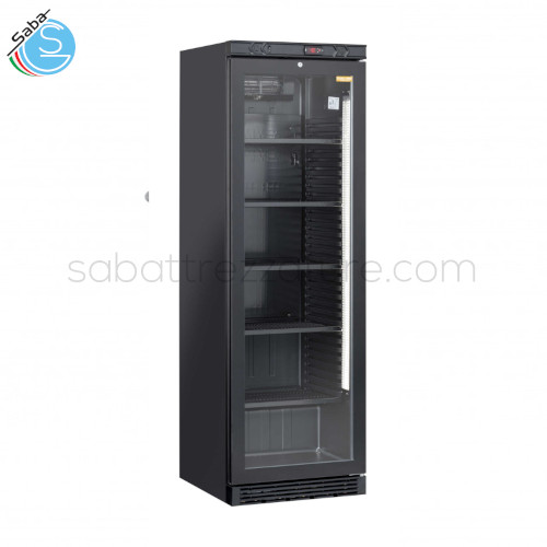 Frigo bibite verticale 380 Lt CHTSG400B - Dim. est. 595Lx598Px1848H mm - Dim. int. 505Lx425Px1615H mm - Gas R600a - Cons. 2.292 Kw / 24h - Peso 75 Kg - Temp. K4 (+1°C ~ +9°C) - Alim. 230 V