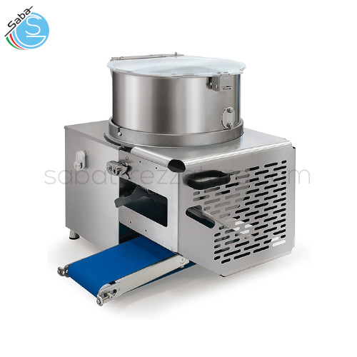 Formatrice, hamburgatrice automatica C/E H SMART MINERVA OMEGA - Capienza tramoggia l : 18 - Produttività pcs/h : 1.000 - Motore trifase - Hamburger Ø 50 a 120 mm - Polpette Cilindriche 2 x Ø 28 a 45 mm - Peso netto kg : 48