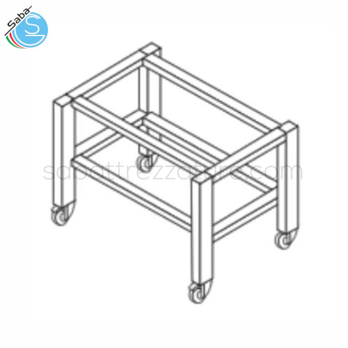 Supporto verniciato per forno elettrico OEMDOMITOR1230LDG - Dimensioni Esterne 125Lx90Px90H cm - Peso netto 37 Kg