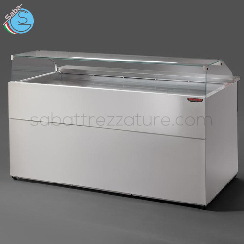 Banco refrigerato 1377 mm CG VD PK3V TECNODOM - Con Gruppo incorporato - Con Vetri Dritti temperati - Dimensioni (mm) L 1377 x P 940 x H 1064 - Numero vassoi : 3 - Temperatura di esercizio : +2°C ~ +6°C - Alimentazione : 220 / 240 V - 1P - 50 Hz