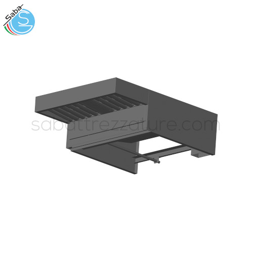 Cappa di aspirazione con condensatore ad aria per modelli: NAE061B; NAE101B - SAE061B; SAE101B; AREN054B; AREN084B - ARES054B; ARES084B.