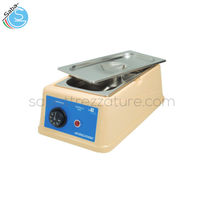 OFFERTA: Sciogli cioccolato analogico SCIOGLICHOC 3,5 l ICB - Voltaggio: 110/220 V - Temperatura: Regolabile fino a 50°C - 80 W - 24x41,5x13,5 cm