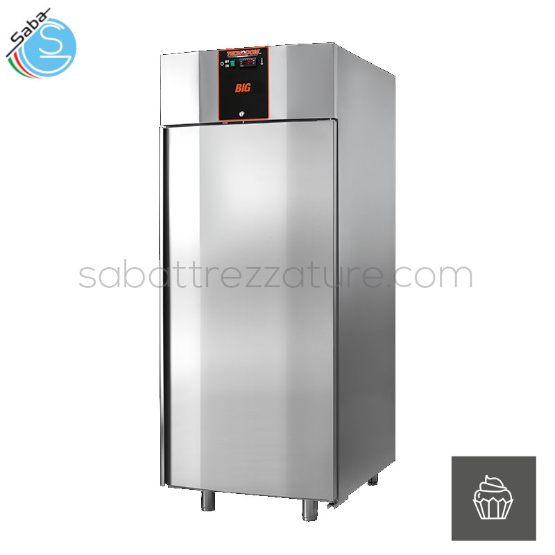 OFFERTA: Armadio refrigerato BIG TN PASTICCERIA TECNODOM - Dimensioni (LxPxH) 800 x 1020 x 2030/2100 mm - Dimensioni interne camera (LxPxH) 680 x 880 x 1500 mm - Temperatura d'esercizio - 2°C / + 10°C - Assorbimento 634 W - Alimentazione monofase
