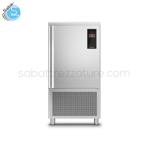 Abbattitore Modi Up 10 teglie GN-EN W10U COLDLINE - Range temperatura -40°+10°C - Unità refrigerante Plug-In ad aria - Resa +90/+3 50 Kg - Resa +90/-18 40 Kg - Alimentazione trifase - Potenza assorbita 4120 W - Dimensioni 78×80×156,3 cm