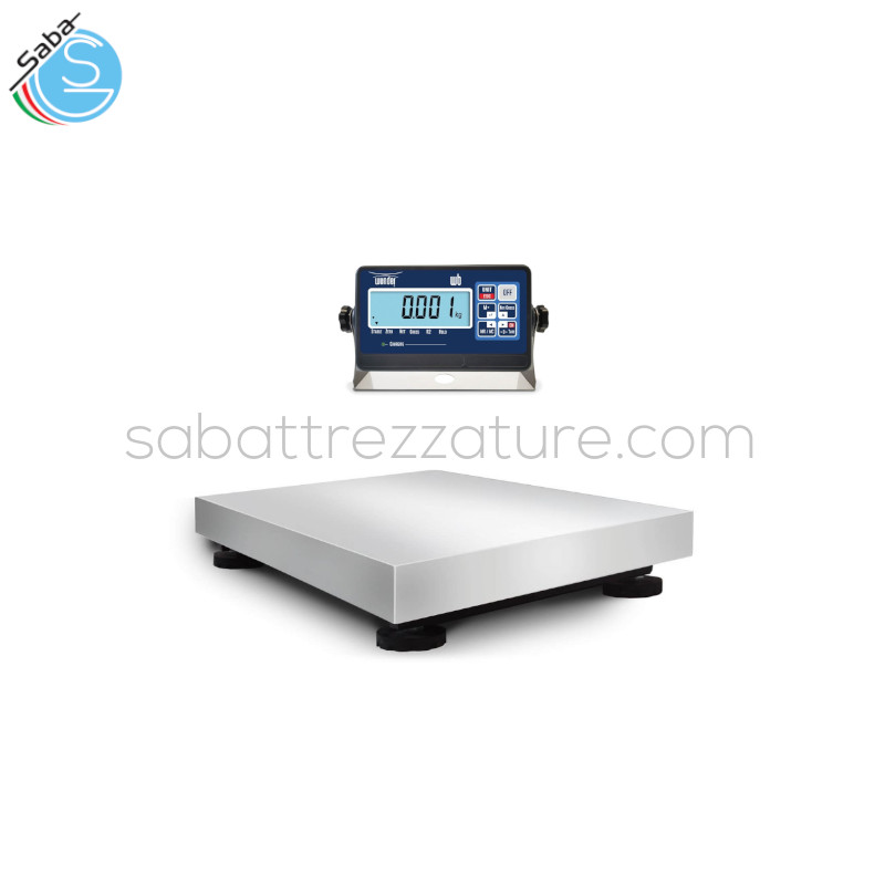 OFFERTA: Piattaforma di pesatura monocella WP1LA300 + Indicatore WBM