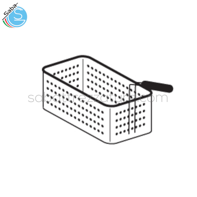 OFFERTA: CESTO 1/2 PER CUOCIPASTA CPT-74 LOTUS - DIMENSIONI CM. 14,5 X 29 X 15H - PESO 1,3 KG