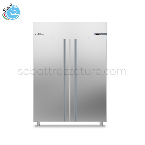 Armadio Smart 1400 2 porte - Capacità lorda : 1356 lt - Range temperatura : -2°+8°C - Gas refrigerante : R290 - Dimensioni (mm) : 1480×815×2085 mm - Alimentazione : 220-240 V 50 Hz - Potenza assorbita : 260 W