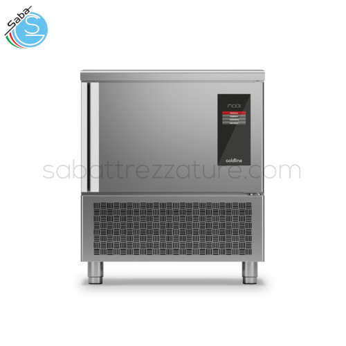 Abbattitore multifunzione Modi versione Active 6 teglie W6A COLDLINE - Plug-In con condensazione ad aria - Capac. lorda : 160 lt - Range temp. : -40°+65°C - Dim. : 780×800×913 mm - Pot. assorbita : 1670 W - Alim. : 220-240 V - 50 Hz