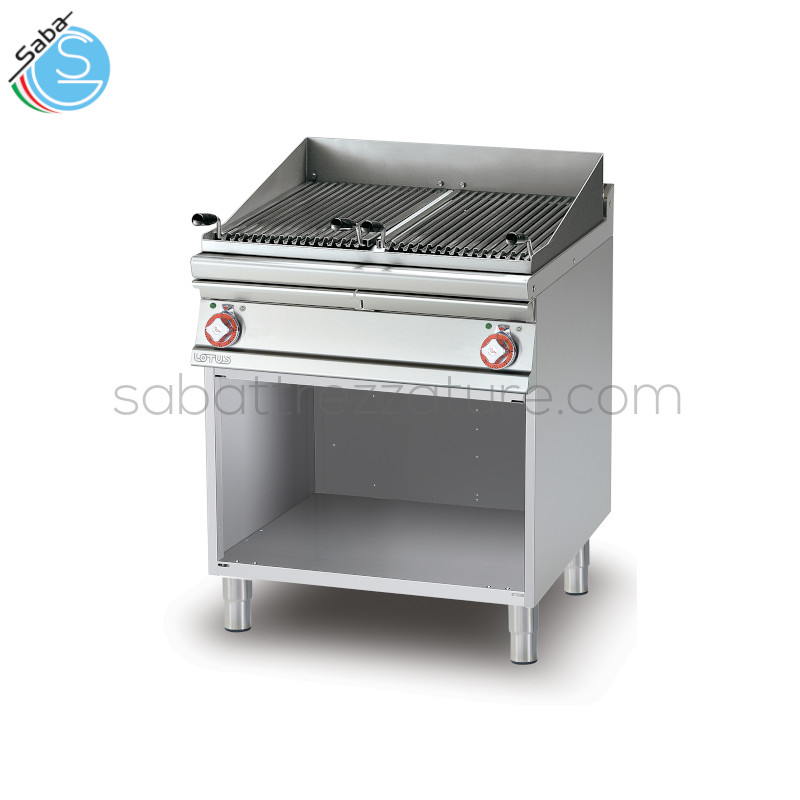 OFFERTA: GRIGLIA TRIFASE SU MOBILE A GIORNO CW-78ET LOTUS - Dimensioni cm. 80 x 70,5 x 90h - Potenza elettrica 12 kW - Voltaggio 400V~3N - Frequenza 50/60 Hz - Peso 94 kg