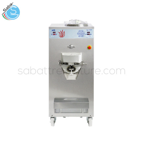 Macchina multifunzione per gelato TRT 30E GELITA - Produzione per ciclo lt 5 - Produzione oraria kg 30 - Voltaggio Volt/Hz/Ph 400/50/3 - Potenza kW 5.9 - Condensazione Acqua - Peso kg 240