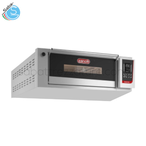 CAMERA T POLIS 6 / MC26 IoT ZANOLLI - Dim. est.: 166X161X48H cm - Dim. int.: 124X126X26H cm - Temp. MAX: 400 °C - Peso: 310 Kg - Potenza MAX: 13 KW - Potenza media: 6,5 KW - Teglie ( 40x60 cm ) N°: 6