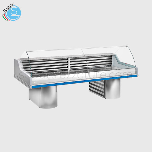 Banco pesce refrigerato Zoin Saigon SG300PSSG - Refrigerazione statica - Temperatura di esercizio 0°C - Temperatura °C	0 / 2 - Potenza frigorifera 1413 Watt - Alimentazione Monofase - Dimensioni cm L300xP120x118H - Peso Kg 406