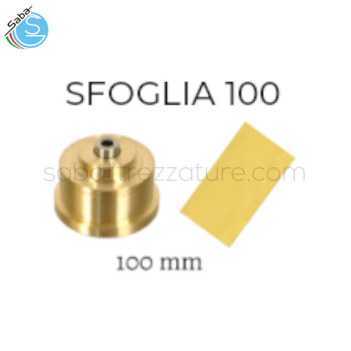 Trafila sfoglia mm 100 per macchina pasta Imperia Chef in Casa 750