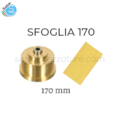 Trafila sfoglia mm 170 per macchina pasta Imperia Chef in Casa 750