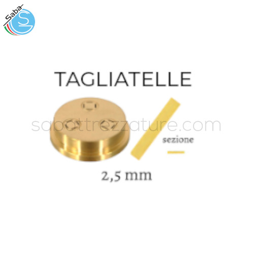 Trafila tagliatelle mm 2,5 per macchina pasta Imperia Chef in Casa 750