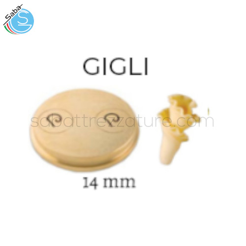 Trafila gigli per macchina pasta Imperia Chef in Casa 750